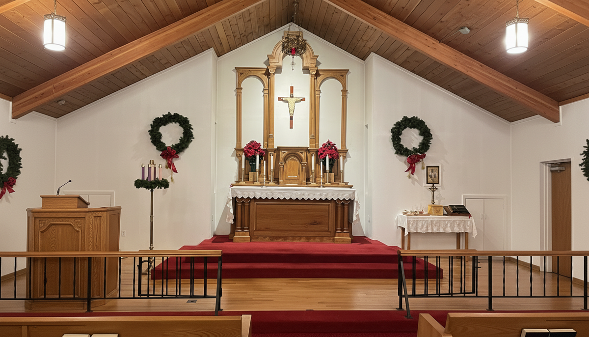 The sanctuary of St. Luke's Anglican Church, Colorado Springs